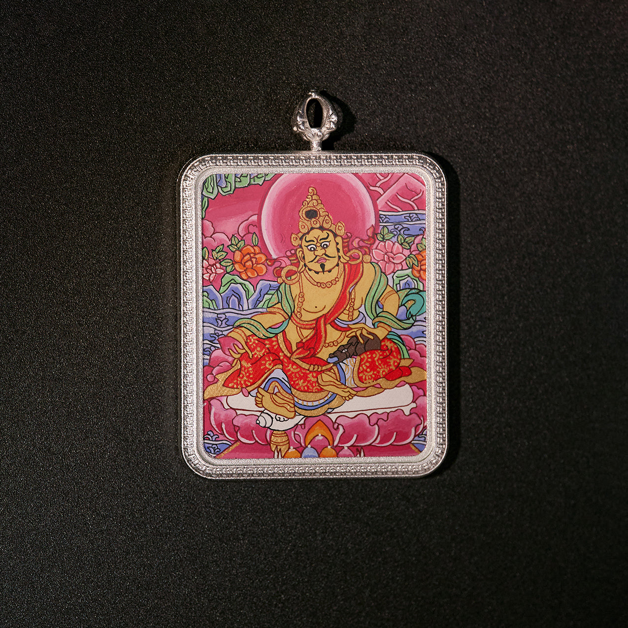 Vairocana & Yellow Dzambhala | Wisdom Illuminates · Merits Fulfilled