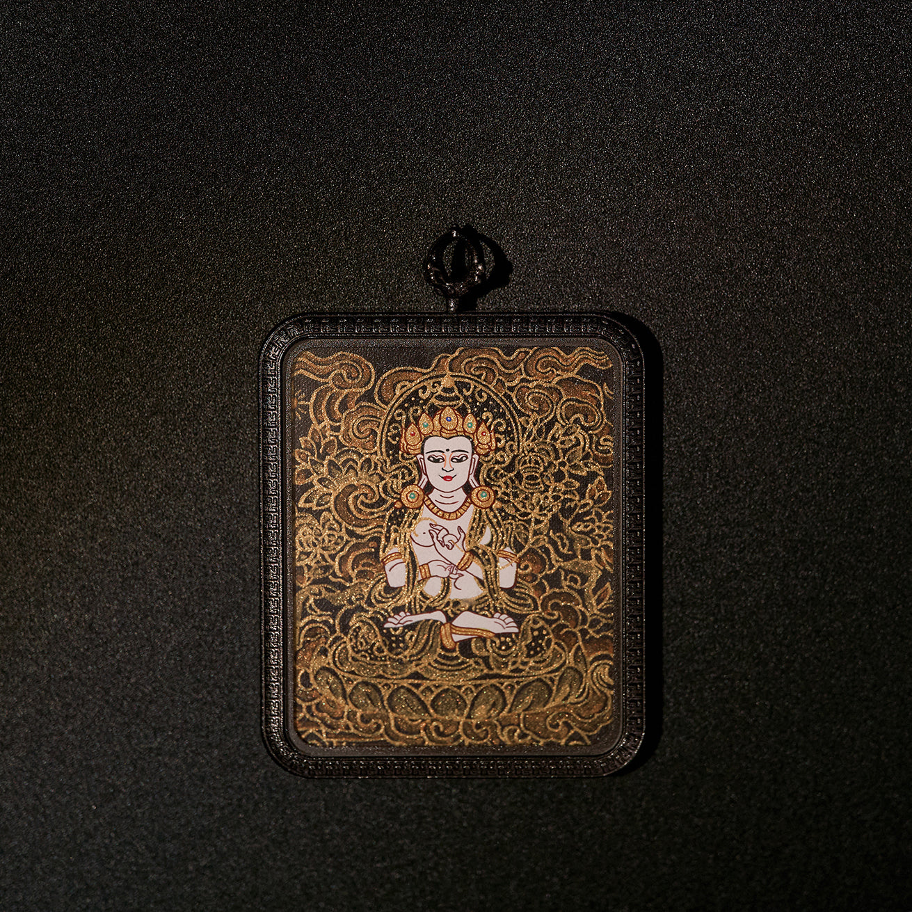 མཐུ་ཆེན་ཐོབ་པ། • 大势至菩萨(黑金款) • Mahasthamaprapta (Nag-tang)