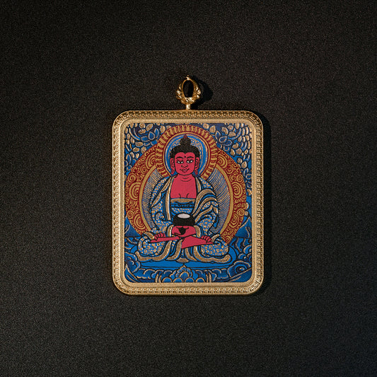 འོད་དཔག་མེད། • 阿弥陀佛 • Amitābha (Gold Geometric Edition)