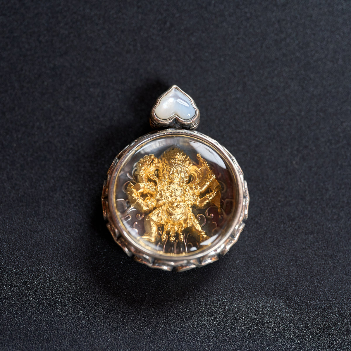 Mahakala Six-Syllable Mantra Pendant