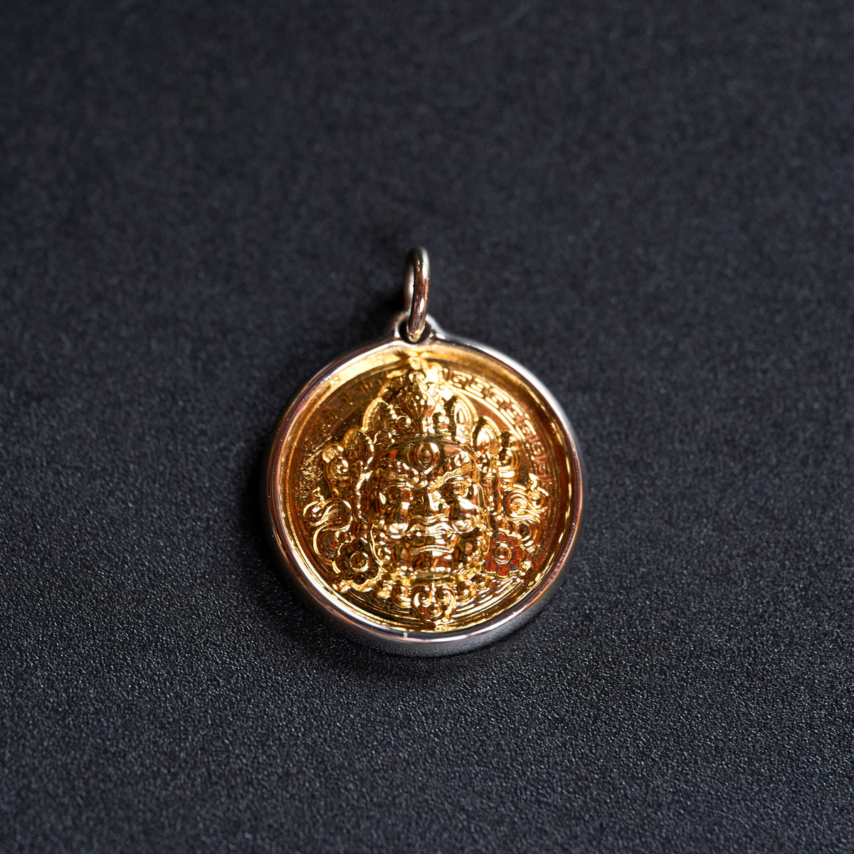 Sterling Silver God of Wealth Pendant