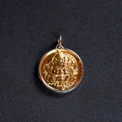 Sterling Silver God of Wealth Pendant