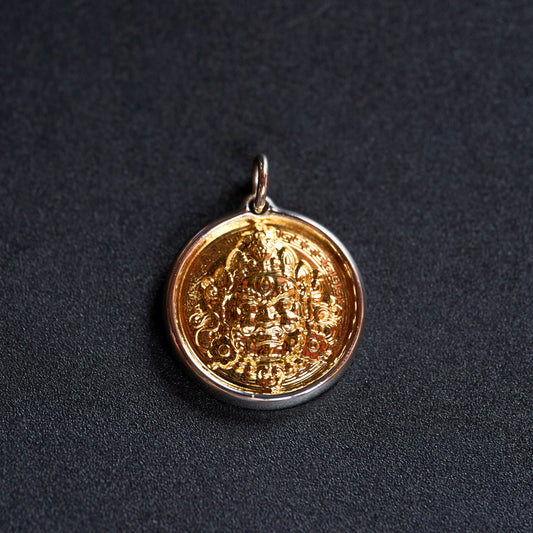 Sterling Silver God of Wealth Pendant