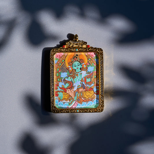 སྒྲོལ་ལྗང་། འཇམ་དཔལ་དབྱངས། • 绿度母 & 文殊菩萨 • Green Tara & Manjushri