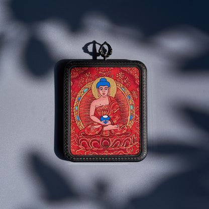 ཛམ་བྷ་ལ། འོད་དཔག་མེད། • 黄财神 & 阿弥陀佛 • Yellow Jambhala & Amitābha