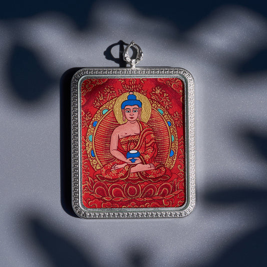 Red Amitābha Thangka | The Play of Infinite Light · Blissful Peace