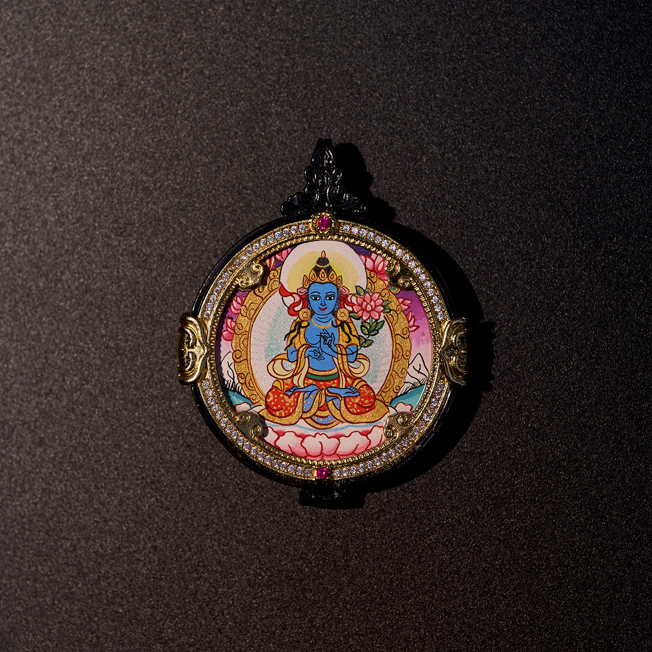 མཐུ་ཆེན་ཐོབ་པ། ཛམ་བྷ་ལ། • 大势至菩萨 & 黄财神 • Mahasthamaprapta & Yellow Jambhala