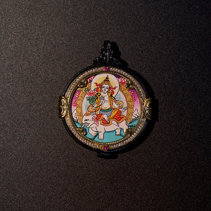 ཀུན་ཏུ་བཟང་པོ། ཛམ་བྷ་ལ། • 普贤菩萨 & 黄财神 • Samantabhadra & Yellow Jambhala