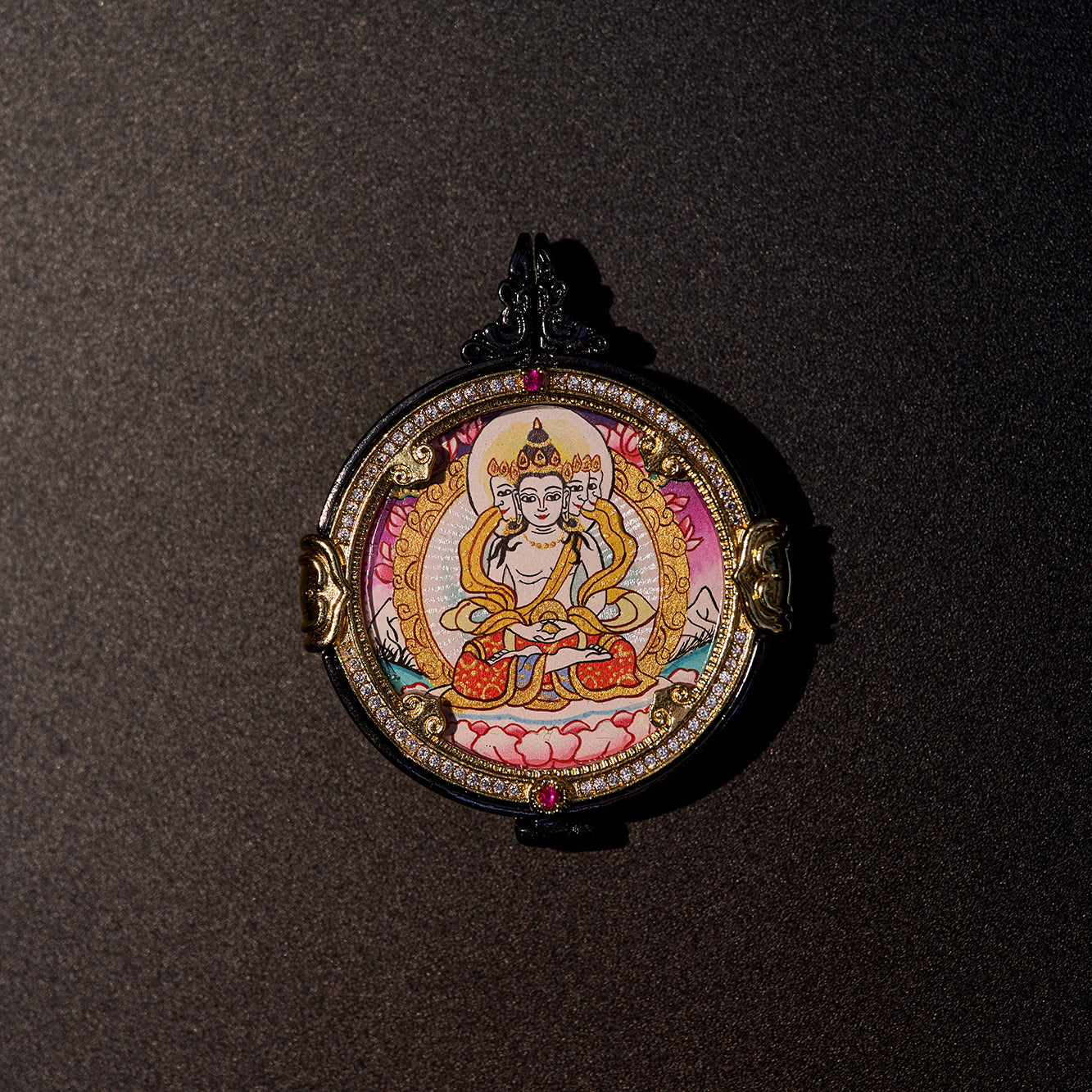 Vairocana Buddha · Yellow Jambhala | Dharmadhatu Nature · Abundant Wealth and Fulfilled Wishes