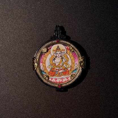 Vairocana Buddha · Yellow Jambhala | Dharmadhatu Nature · Abundant Wealth and Fulfilled Wishes